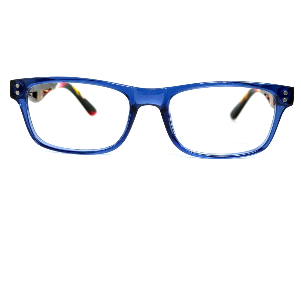 ZENNI EYEGLASSES‎ 278216 Blue Full Rim Eyeglasses Frames Full Rim H18867